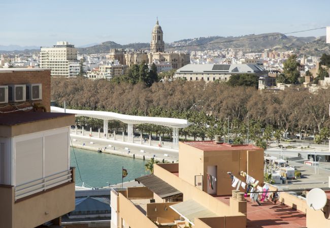 Vistas a la catedral y al puerto