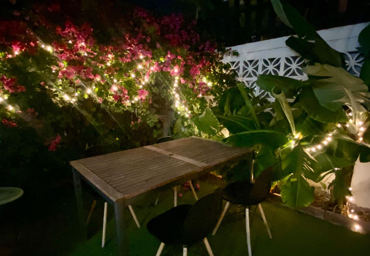 Terraza con barbacoa 