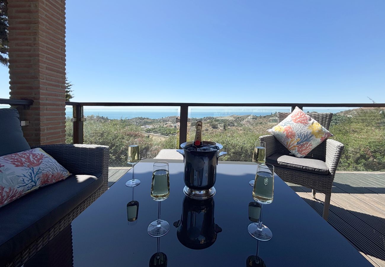 terrace with sea views 